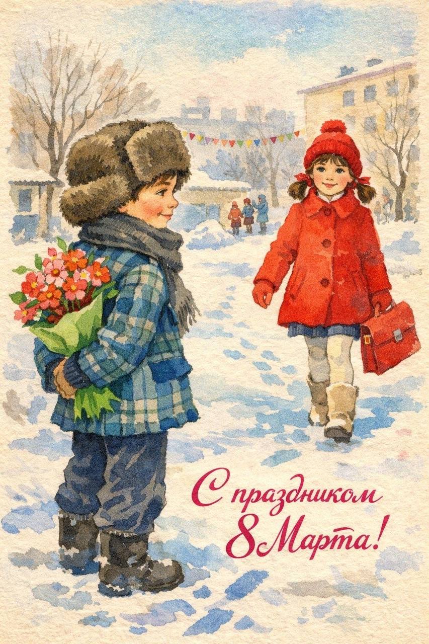 Поздравляем вас с Международным женским днем 8 марта!