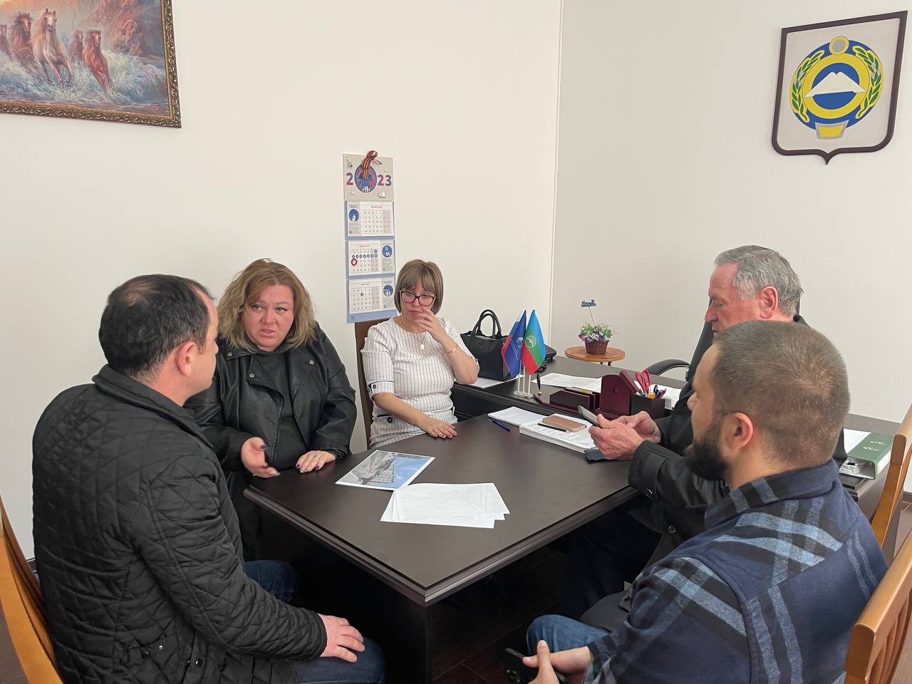 Встреча по решению вопроса обустройства контейнерной площадки по вывозу ТКО